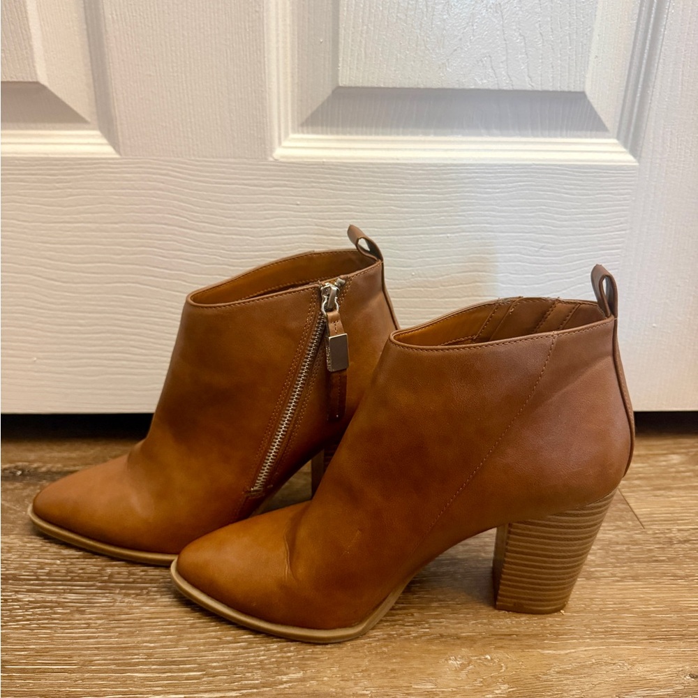 Circus by Sam Edelman Faux Leather Brown Ankle Booties, Women’s Size 8.5 - Picture 8 of 10